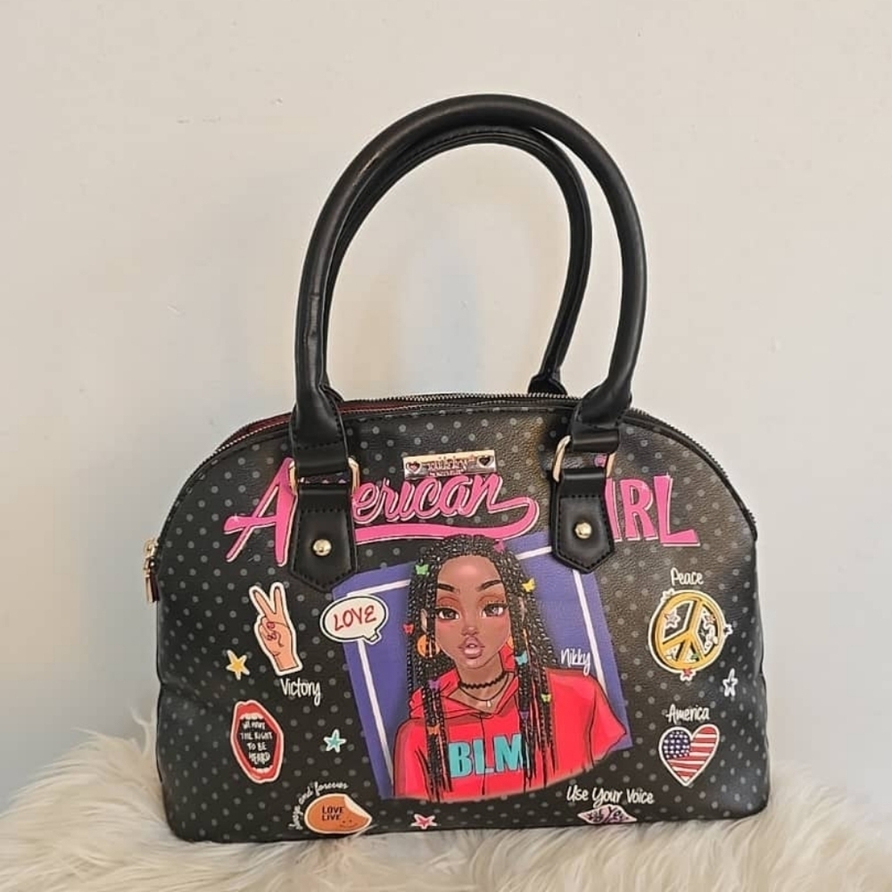 Nikky American Girl By Nicole Lee BLM Satchel Hand Bag🌴